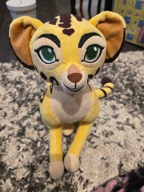 Disney Store Lion Guard Fuli Cheetah Plush | Size Small | Yellow